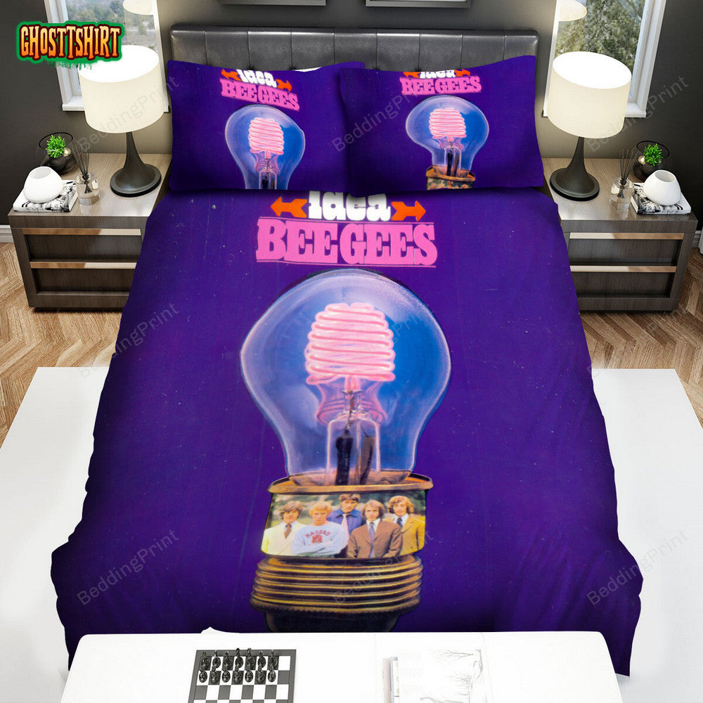 Bee Gees Idea Album Cover Bed Sheets Spread Duvet Cover Bedding Set