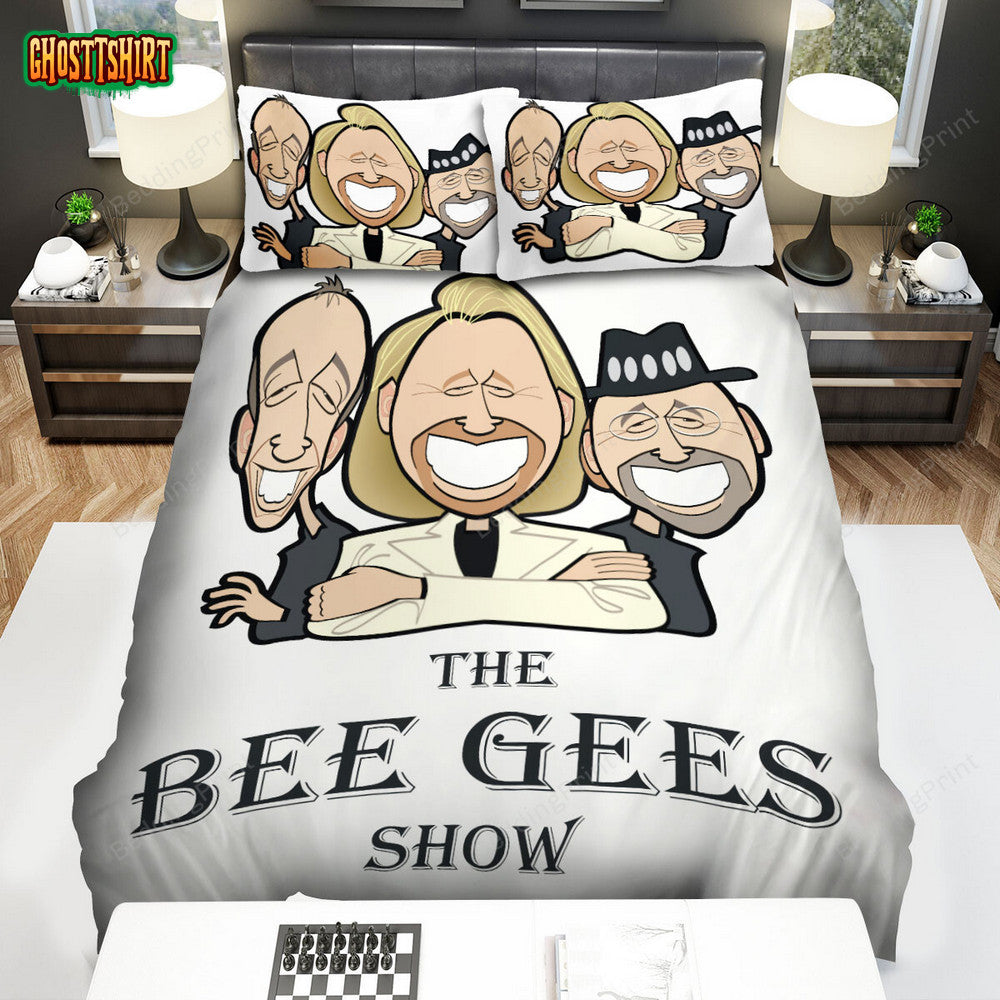 Bee Gees The Bee Gees Show Bed Sheets Spread Duvet Cover Bedding Set