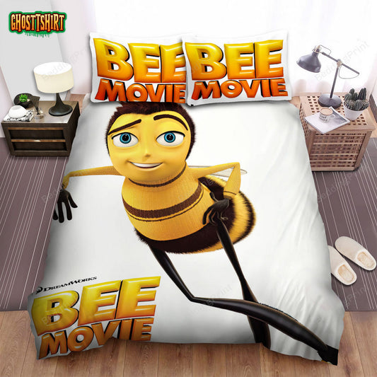 Bee Movie Barry Benson Poster Bed Sheets Duvet Cover Bedding Set