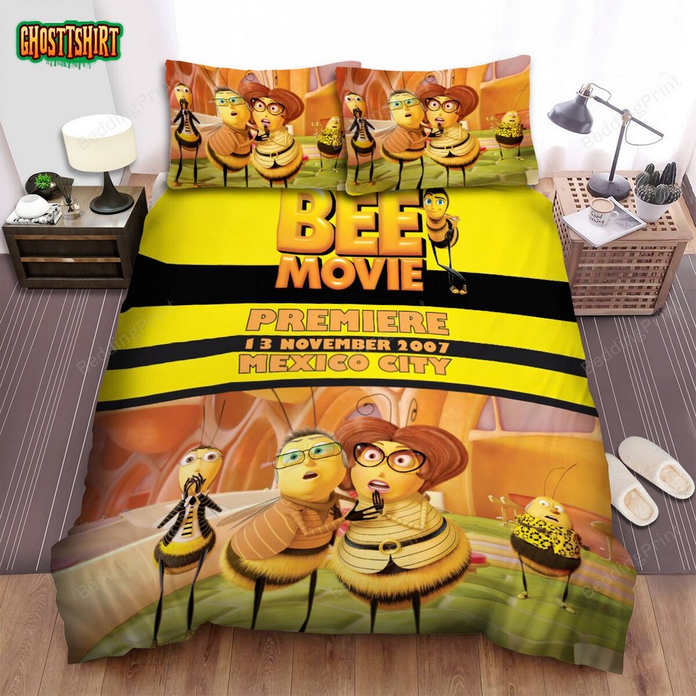Bee Movie Poster 1 Bed Sheets Duvet Cover Bedding Set