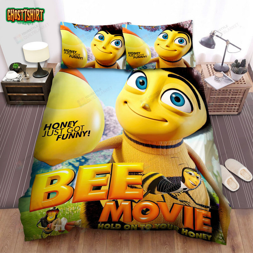 Bee Movie Poster 2 Bed Sheets Duvet Cover Bedding Set