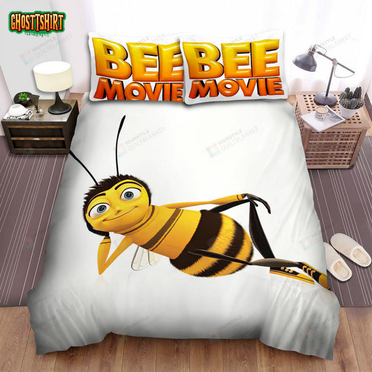 Bee Movie Upside Down Bed Sheets Duvet Cover Bedding Set