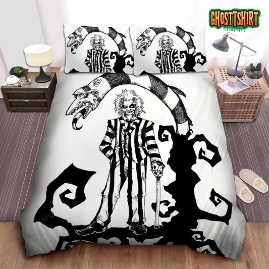 Beetlejuice & Sandworm's Shadowbed Sheets Duvet Cover Bedding Set