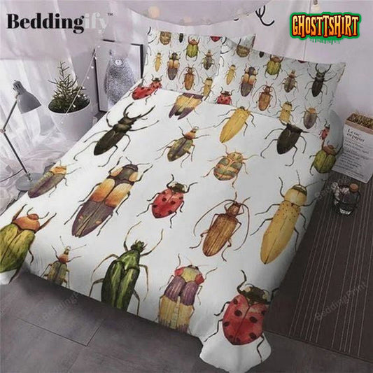 Beetles Insect Bed Sheets Duvet Cover Bedding Set