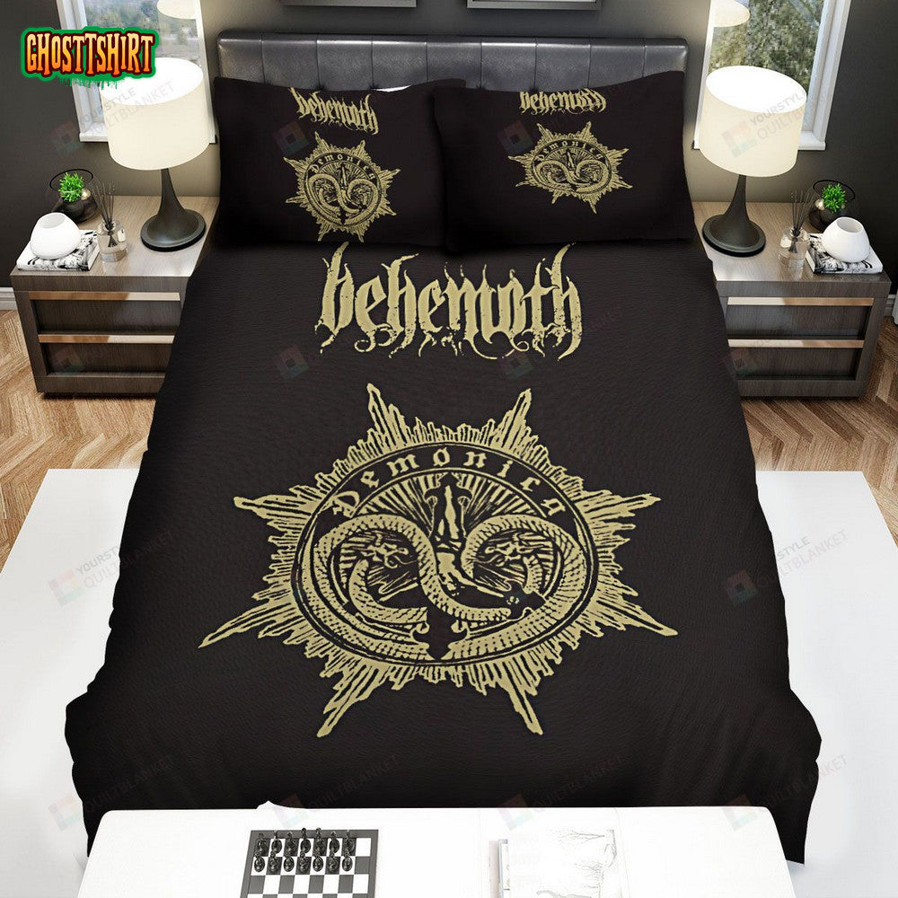 Behemoth Demonica Album Cover Bed Sheets Spread Comforter Duvet Cover Bedding Set