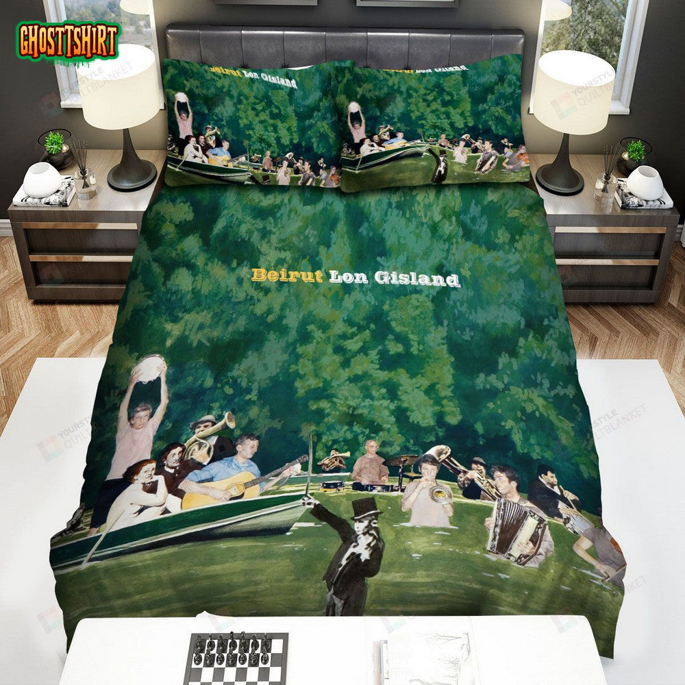 Beirut Band Lon Gisland Album Cover Bed Sheets Spread Comforter Duvet Cover Bedding Set