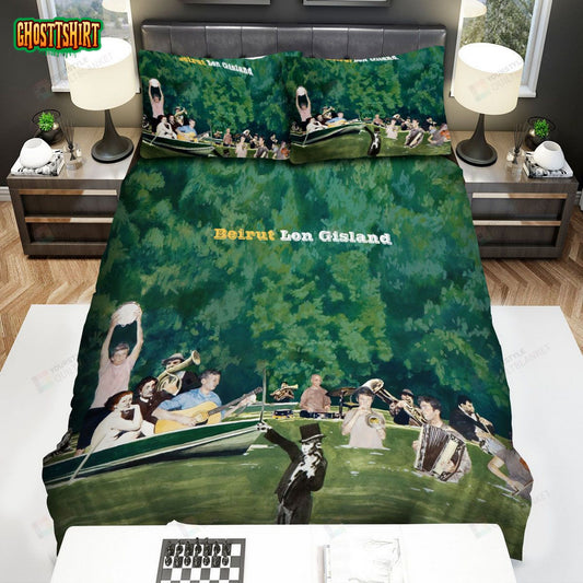 Beirut Band Lon Gisland Album Cover Bed Sheets Spread Comforter Duvet Cover Bedding Set