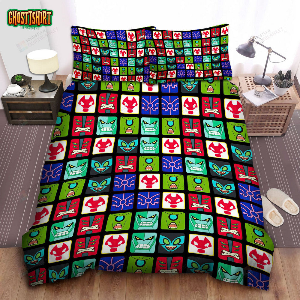 Ben 10, Alien Species In The Classic Series Bed Sheets Spread Comforter Duvet Cover Bedding Set