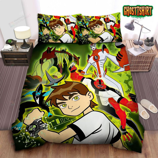 Ben 10, Vilgax The Main Villain Bed Sheets Duvet Cover Bedding Set