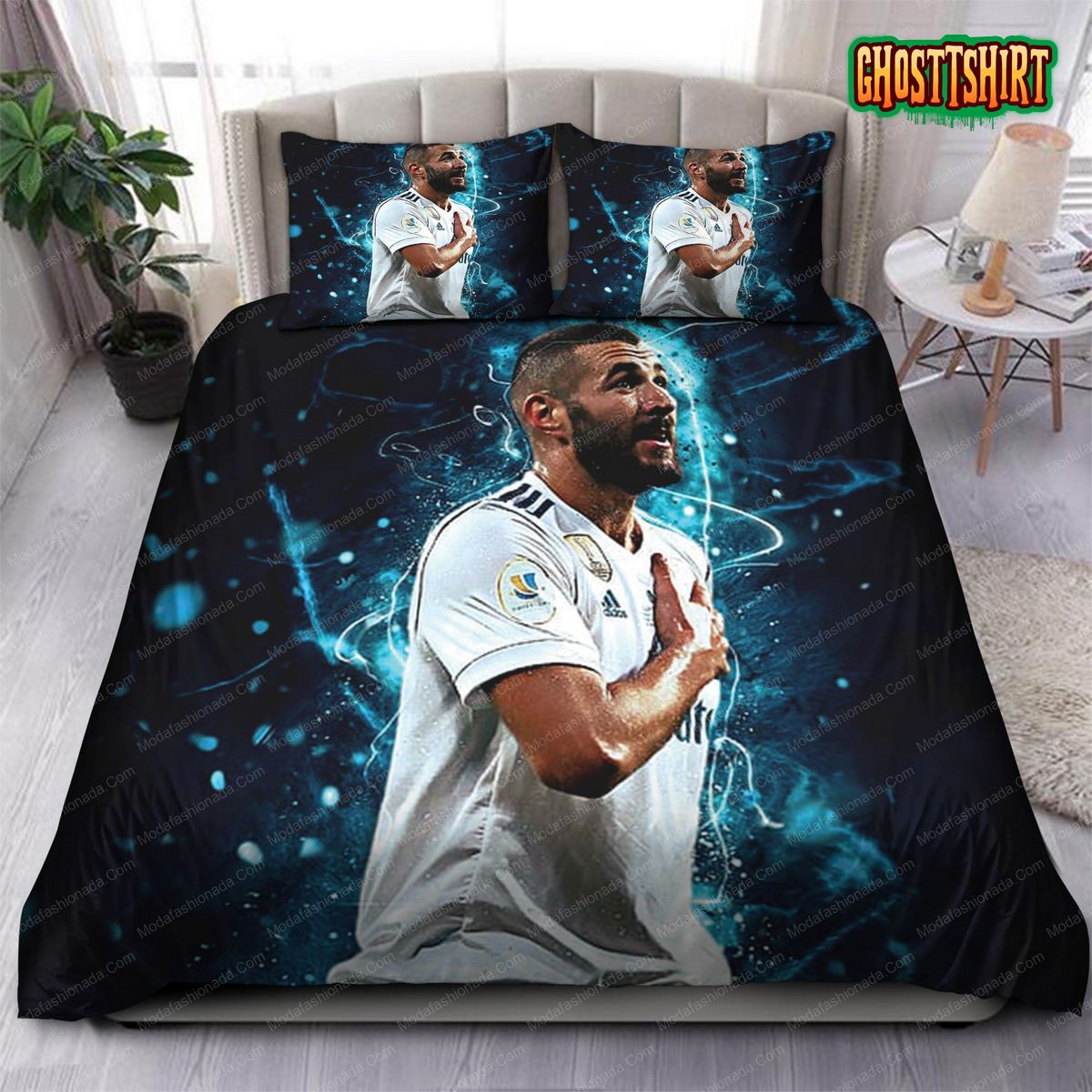 Benzema Legend Real Madrid Laliga 09 Bedding Set