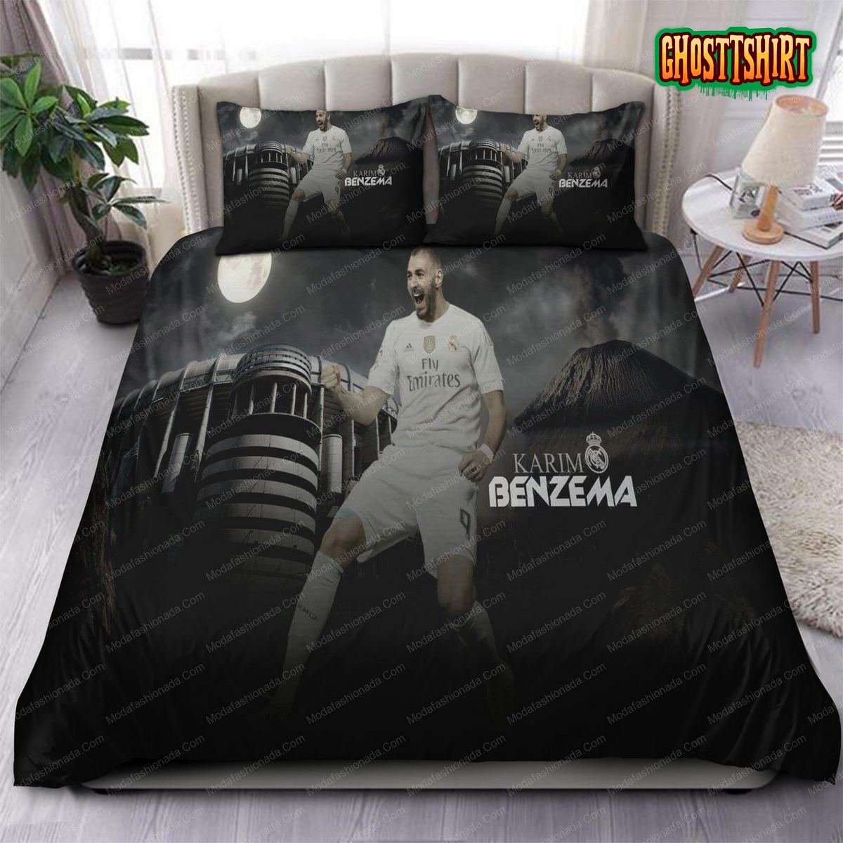 Benzema Legend Real Madrid Laliga 12 Bedding Set