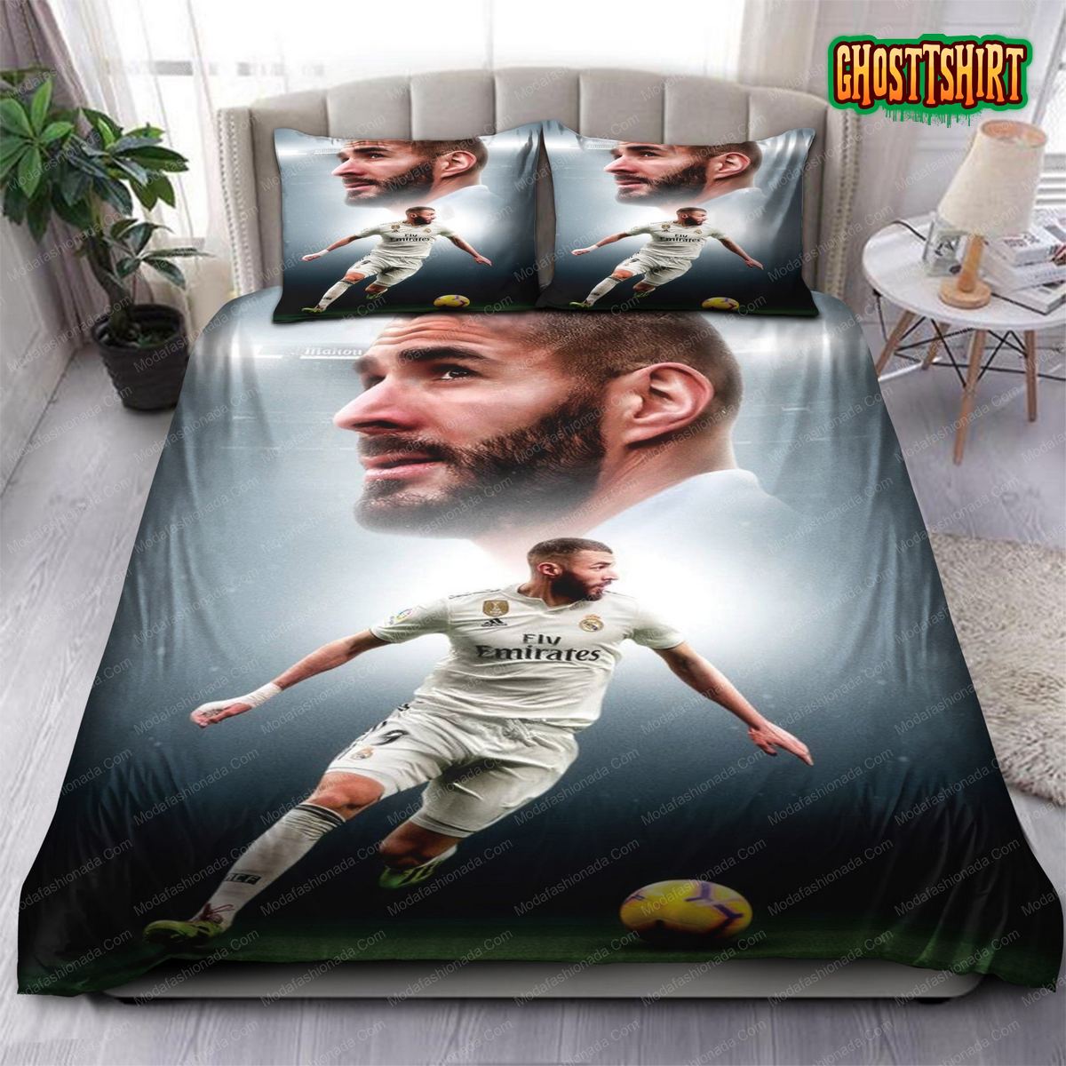 Benzema Legend Real Madrid Laliga 17 Bedding Set