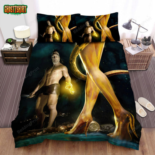 Beowulf Movie Poster 3 Bed Sheets Duvet Cover Bedding Set