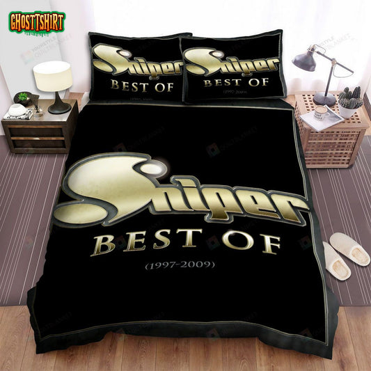Best Of Sniper Album Cover Bed Sheets Spread Comforter Duvet Cover Bedding Set