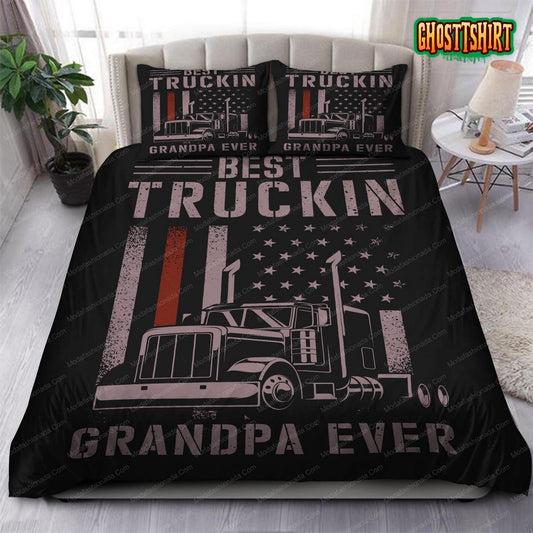 Best Truckin Grandpa Ever Bedding Set