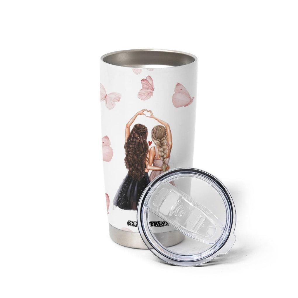 Bestie Tumbler Cup We'll Be Friends Until We're Old And Senile Then We'll Be New Best Friends TB10