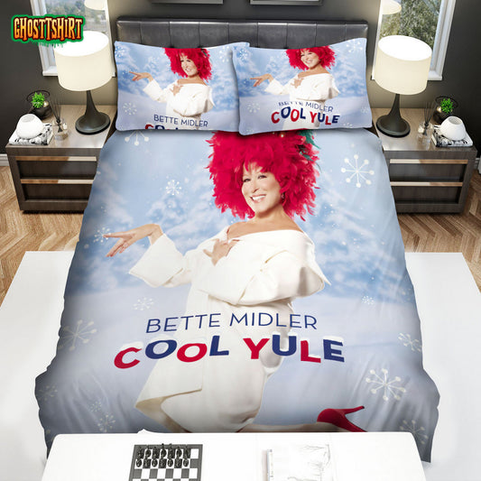 Bette Midler Album Cover Cool Yule Bed Sheets Spread Comforter Duvet Cover Bedding Set