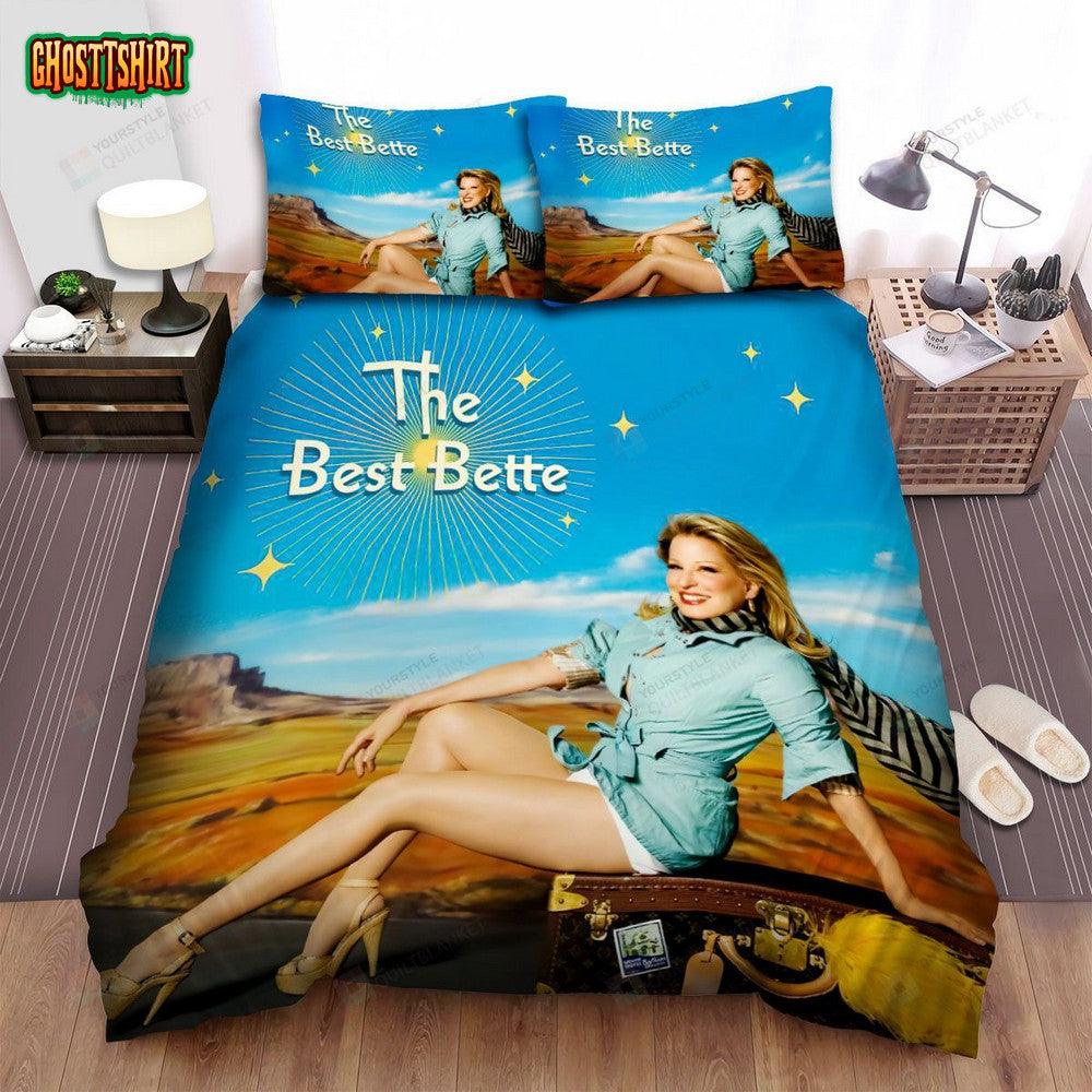 Bette Midler Album Cover Jackpot Bed Sheets Spread Comforter Duvet Cover Bedding Set