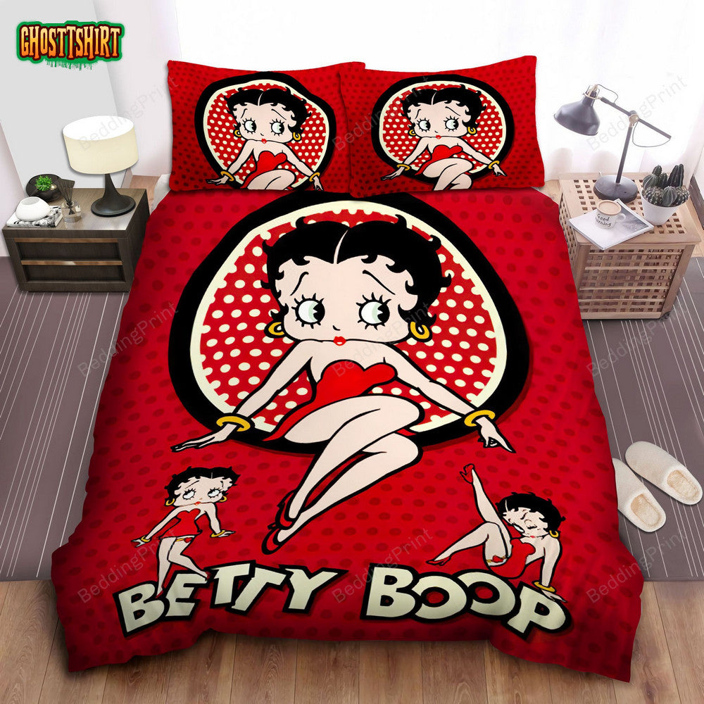 Betty Boop Bed Sheets Duvet Cover Bedding Set