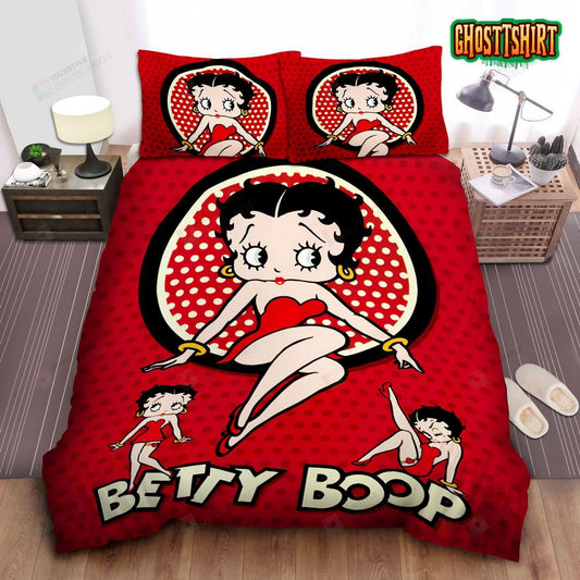 Betty Boop Bed Sheets Spread Duvet Cover Bedding Set