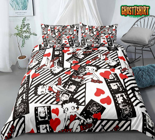 Betty Boop Pattern Bedding Set