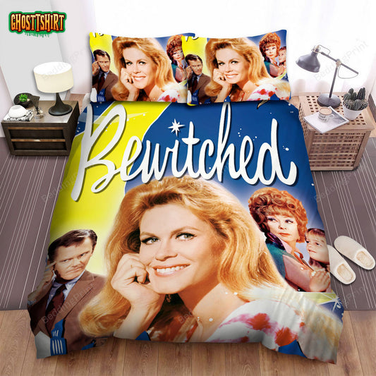 Bewitched (1964–1972) Movie Poster 3 Bed Sheets Duvet Cover Bedding Set