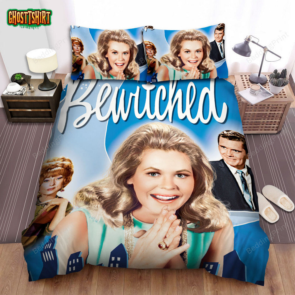 Bewitched (1964–1972) Movie Poster Bed Sheets Duvet Cover Bedding Set
