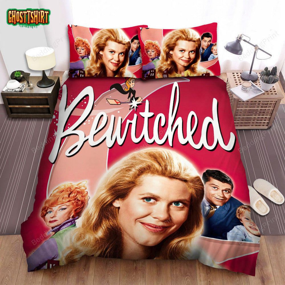 Bewitched (1964–1972) Season 3 Poster Bed Sheets Duvet Cover Bedding Set