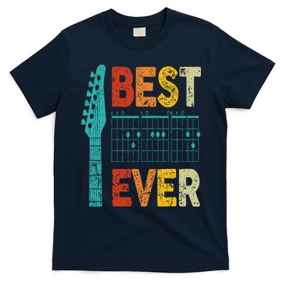 best guitar dad ever chords best dad guitar T-Shirt