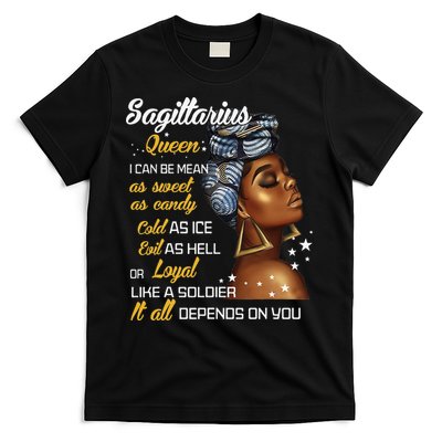 Birthday Gift Sagittarius Queen November or December Wo T-Shirt