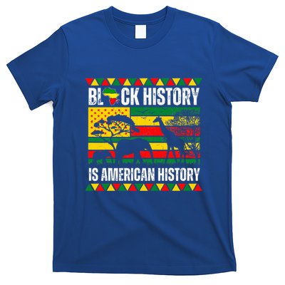 Black History Is American History Pride Melanin T-Shirt