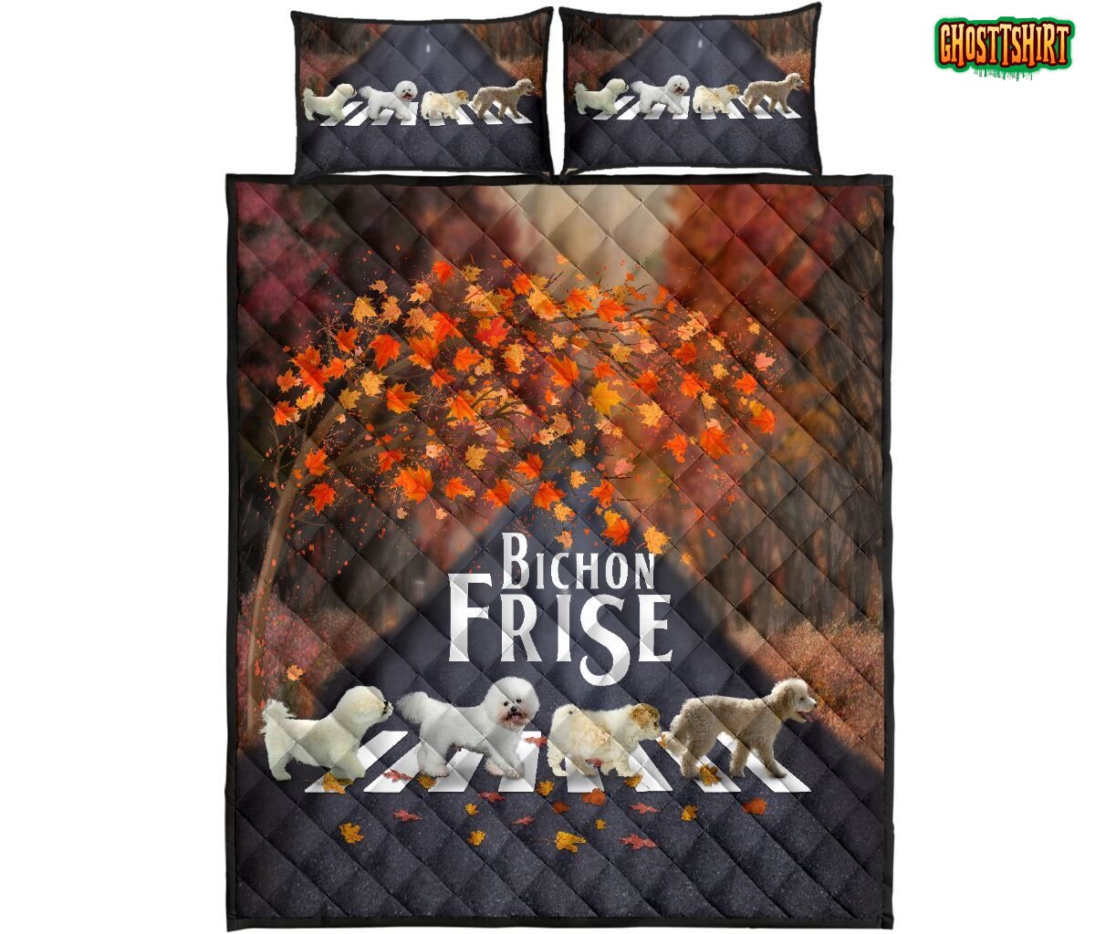 Bichon Frise Autumn Bedding Set
