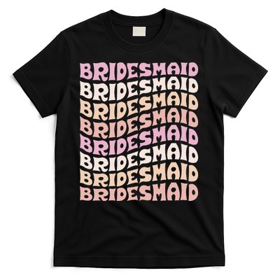 Bridesmaid I Do Crew Retro Bachelorette Party Bridesmaids T-Shirt
