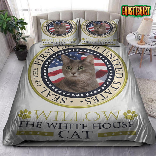 Bidens Welcome Cat Named Willow To White House Bedding Set