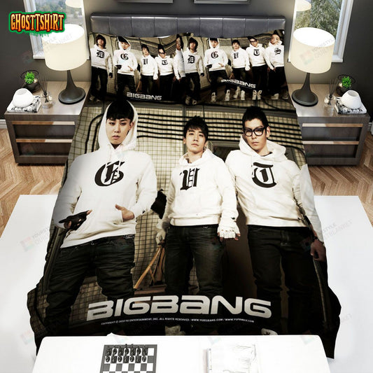 Big Bang Album Cover Bed Sheets Spread Comforter Duvet Cover Bedding Set