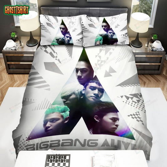 Big Bang Alive Album Cover Bed Sheets Spread Comforter Duvet Cover Bedding Set
