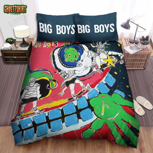 Big Boys Band The Fat Elvis Album Cover Bed Sheets Spread Comforter Duvet Cover Bedding Set