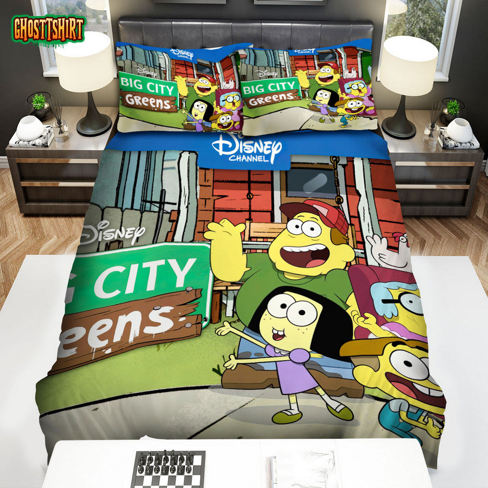 Big City Greens The Main Poster Bed Sheets Spread Duvet Cover Bedding Set