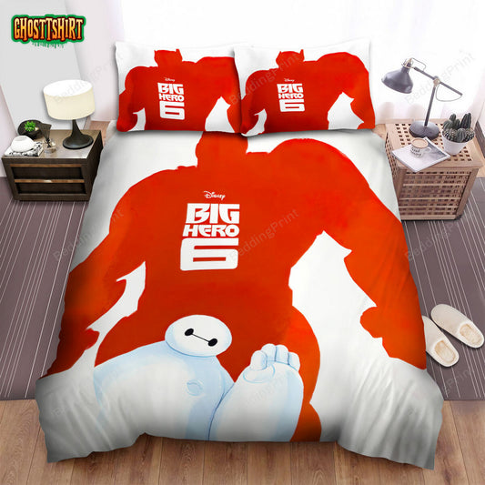 Big Hero 6 (2014) Baymax Poster Artwork 3 Bed Sheets Duvet Cover Bedding Set