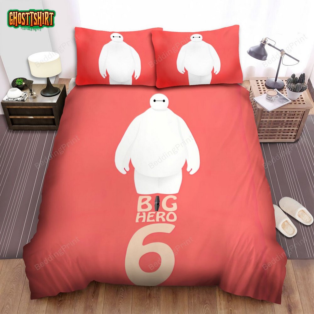 Big Hero 6 (2014) Baymax Poster Artwork 5 Bed Sheets Duvet Cover Bedding Set