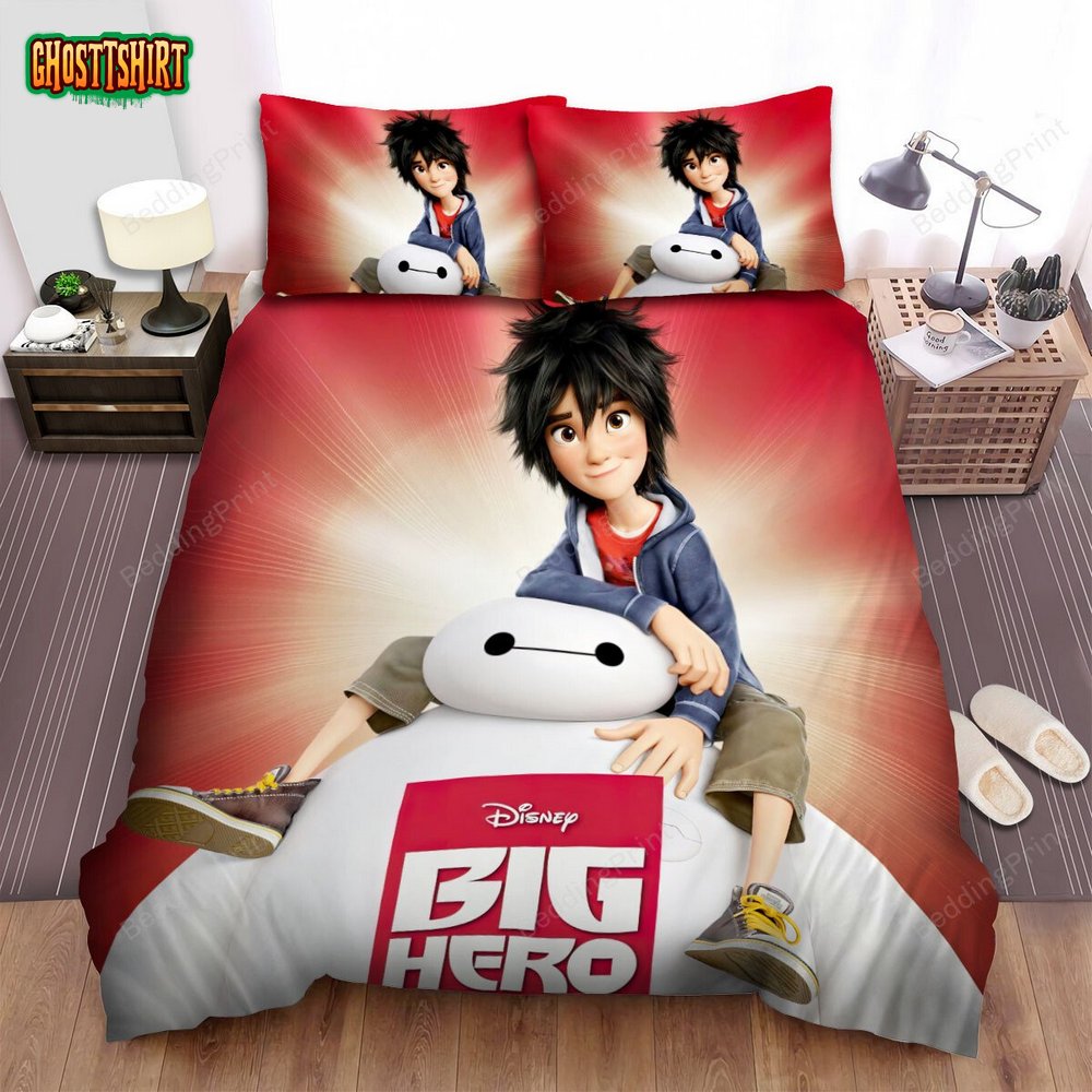 Big Hero 6 (2014) Classic Poster Bed Sheets Duvet Cover Bedding Set