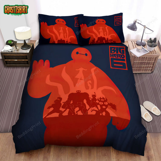 Big Hero 6 (2014) Movie Digital Art 5 Bed Sheets Duvet Cover Bedding Set