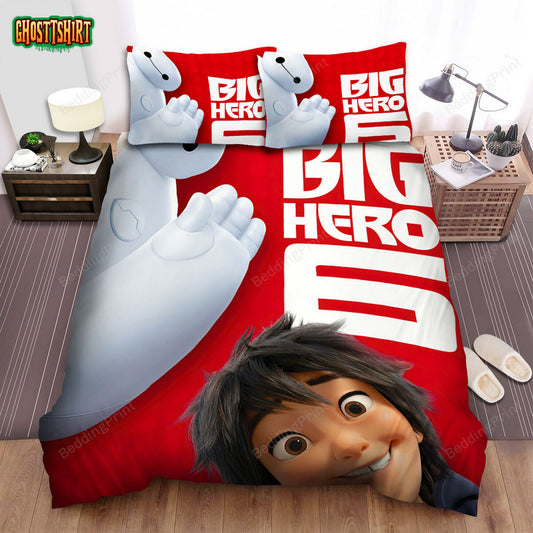 Big Hero 6 (2014) Movie Poster 5 Bed Sheets Duvet Cover Bedding Set