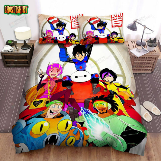 Big Hero 6 The Series Bed Sheets Spread Comforter Duvet Cover Bedding Set