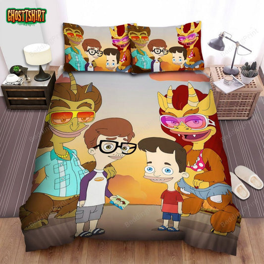 Big Mouth (2017) Movie Poster 2 Bed Sheets Duvet Cover Bedding Set