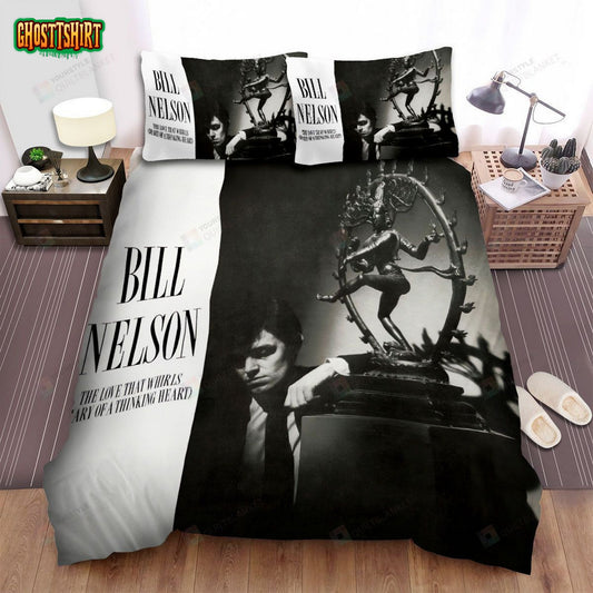 Bill Nelson Album The Love That Whirls Bed Sheets Spread Comforter Duvet Cover Bedding Set