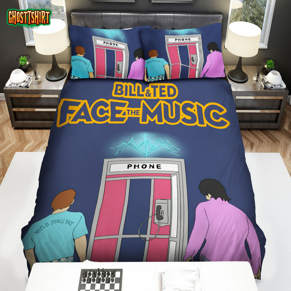 Bill & Ted Face The Music (2020) Movie Digital Art 3 Bed Sheets Duvet Cover Bedding Set