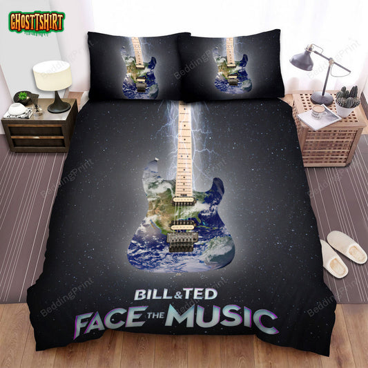 Bill & Ted Face The Music (2020) Movie Poster Artwork Bed Sheets Duvet Cover Bedding Set
