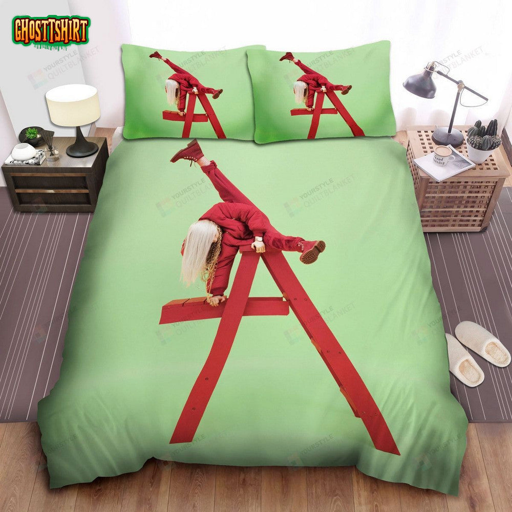 Billie Eilish Don't Smile At Me Album Cover Bed Sheets Spread Comforter Duvet Cover Bedding Set