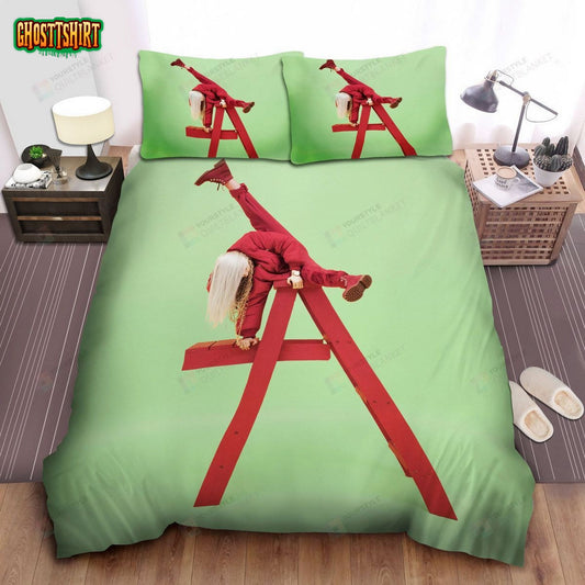 Billie Eilish Don't Smile At Me Album Cover Bed Sheets Spread Comforter Duvet Cover Bedding Set